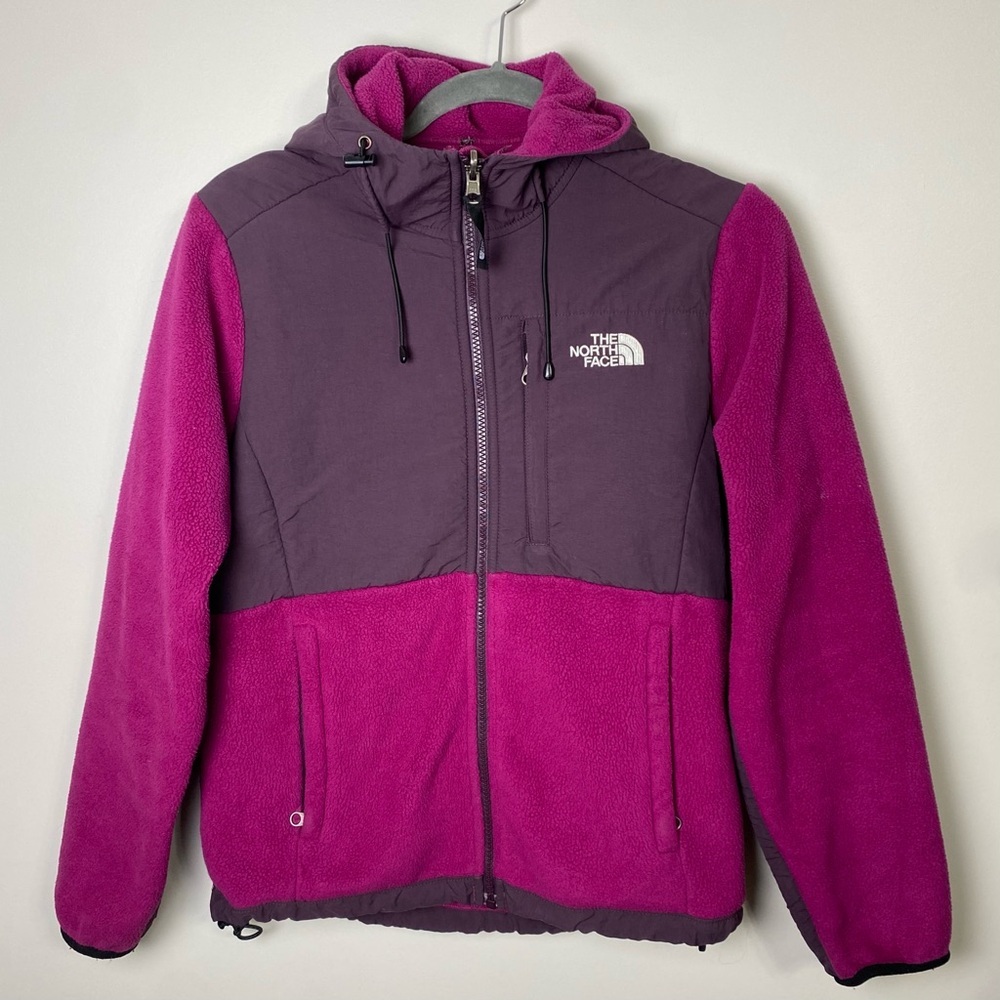 The North Face Denali Pink and Purple Fleece Jacket Women's Small